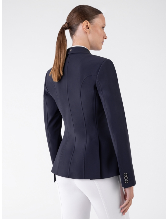 Giacca sartoriale da donna blu Abbigliamento da equitazione da donna Collezione Linea Competition di Equiline
