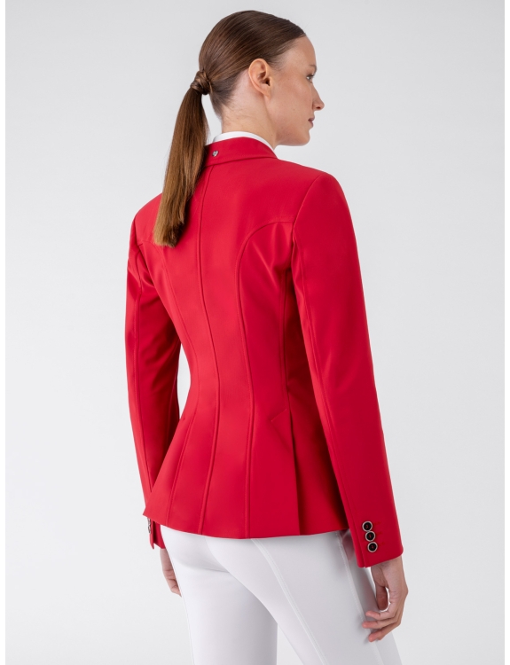 Veste Ajustee rouge pour Femmes Vetements d Equitation pour Femmes Collection de Competition Equiline