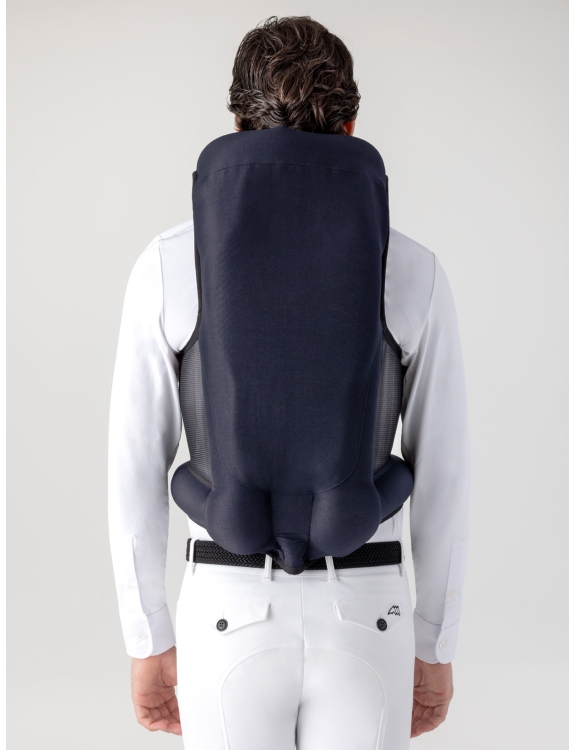 BLUE UNISEX AIRBAG VEST RIDING SAFETY CLOTHING