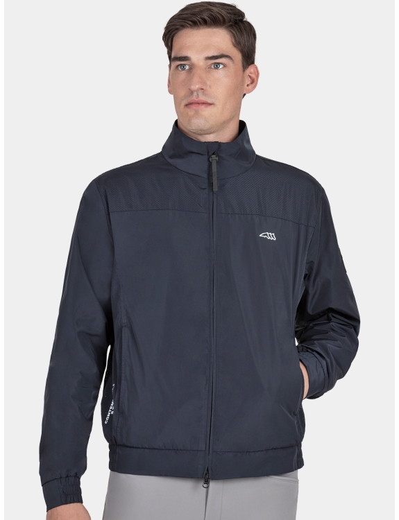 Veste Ultra Legere Bleue Pour Hommes En Micro Trous Vetements d equitation Homme SS23 Collection