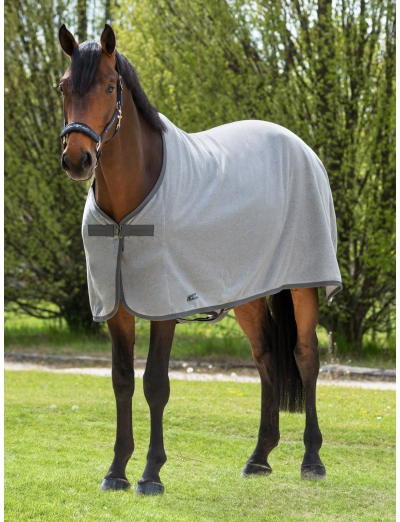 HUGO  - COPERTA PILE CINGHIE INCR. INT GRIGIO