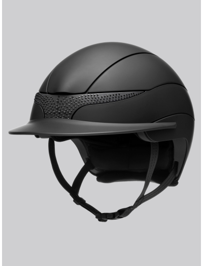 XANTO - casco standard visor nero opaco con strass