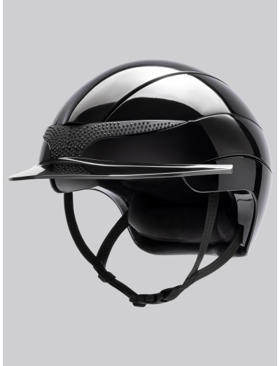 XANTO - casco standard visor nero lucido con strass