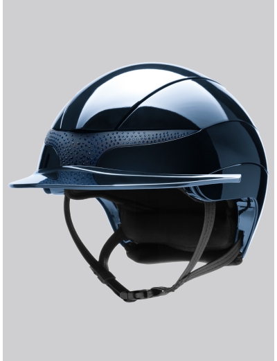 XANTO - casco standard visor blu lucido con strass