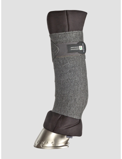 QUILTED - COTTON QUILTED LEG WRAPS 4 PCS  QUILTED BLACK
