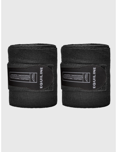 STABLE - BANDAGES SET 2 PIECES STABLE NOIR
