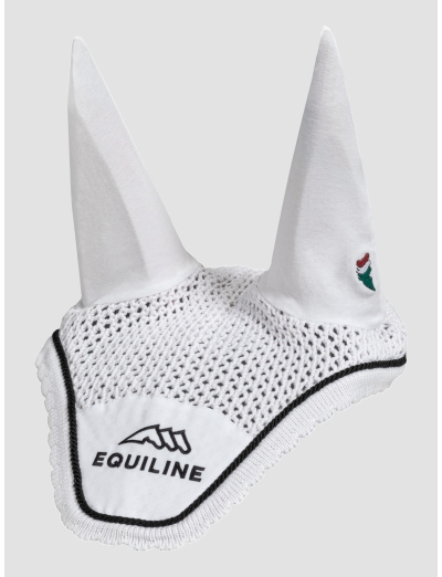 OUTLINE - HORSE EARNET WITH EMBROIDERY WHITE