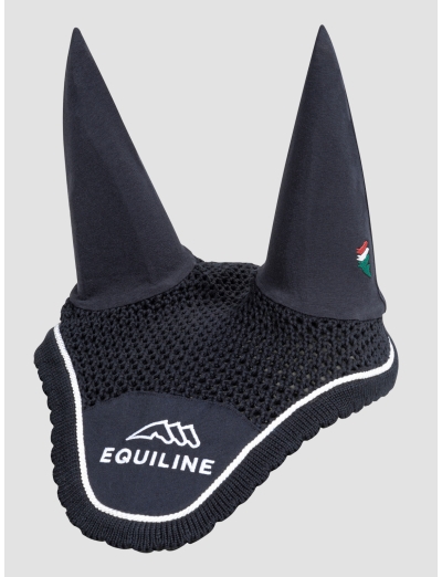 OUTLINE - BONNET BLEU AVEC LOGO EQUILINE BRODÉ
