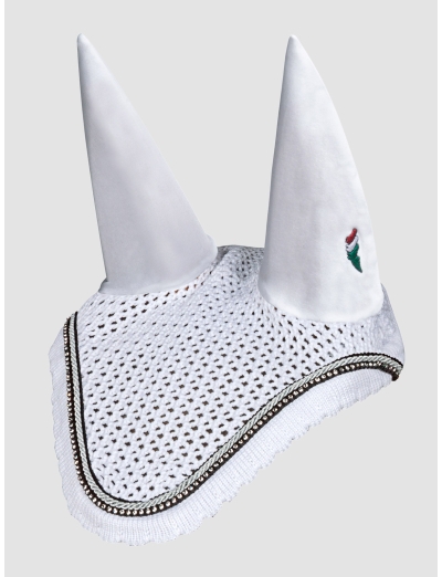 RIO - EARNET WITH RHINESTONES WHITE