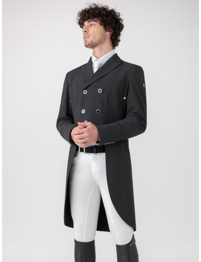 OLIVER - Frac da competizione sartoriale da uomo nero