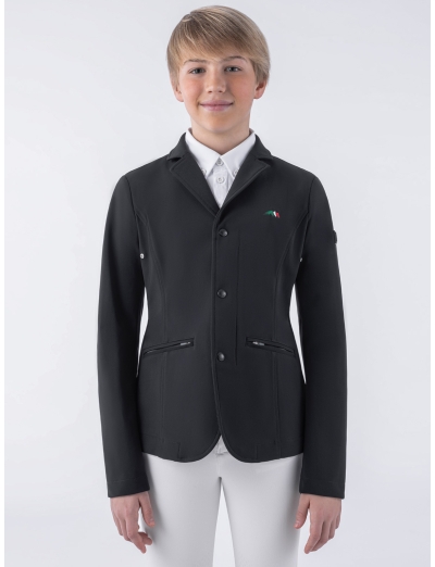 JONNYK – Veste de compétition noire pour garçon non doublée