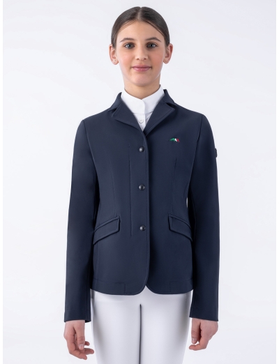 CAROLINK – Veste de compétition bleue pour fille sans doublure
