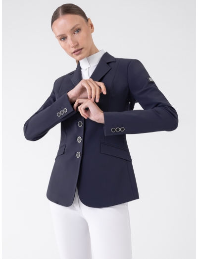 GAIT – Veste de compétition ajustée bleue pour femme