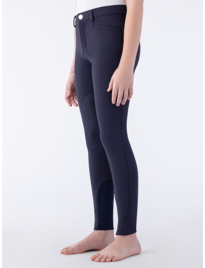 JHOANK – Pantaloni blu da bambino con grip al ginocchio