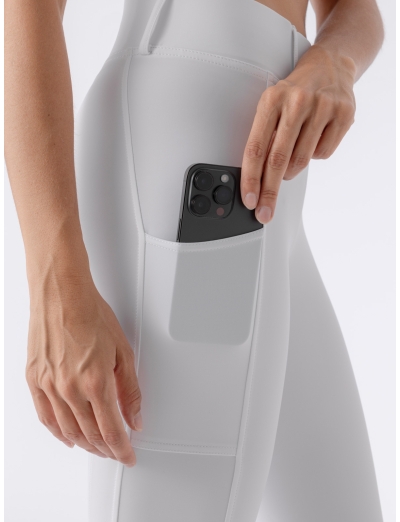 CARBEK – Bianchi women’s knee grip leggings with phone pocket