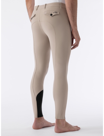 GRAFTONB - Pantaloni  B-MOVE da uomo beige con grip ginocchio