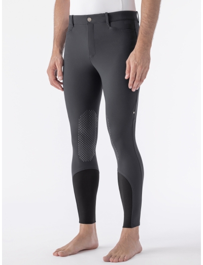 GRAFTONB - Pantaloni  B-MOVE da uomo night grey con grip ginocchio