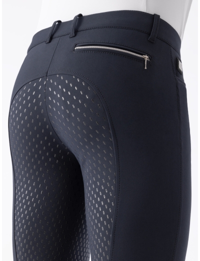 WALNUT - Pantaloni da uomo blu con full grip e e tasca con cerniera