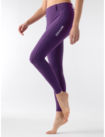 Leggings equitazione patrician purple da donna full grip