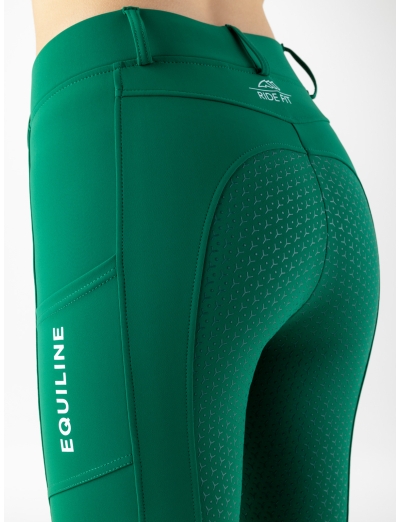 Legging d'équitation vert menthe femme full grip