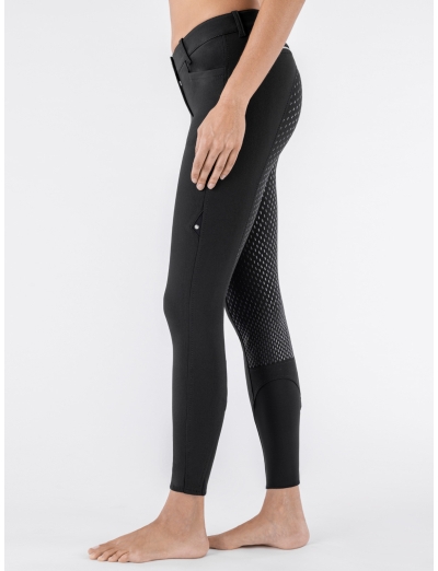 CEDAR – Black women’s full grip breeches with zipped pocket