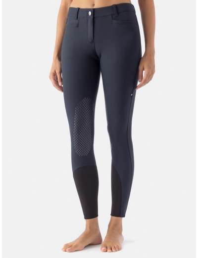 ASH – Blue women’s knee grip breeches with zipped pocket