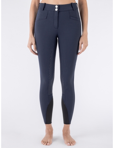 ARLETTE – Blue women’s full grip breeches with high waist