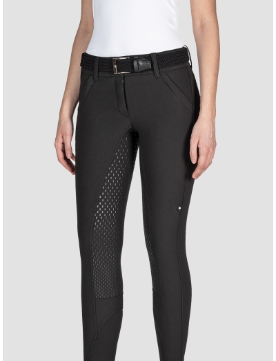 X SHAPE - FULL GRIP WOMEN'S BREECHES BLACK