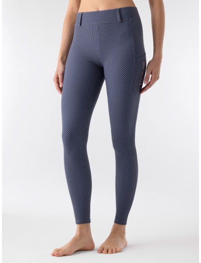 DIPLOMATIC BLUE WOMEN’S FULL GRIP RIDING LEGGINGS