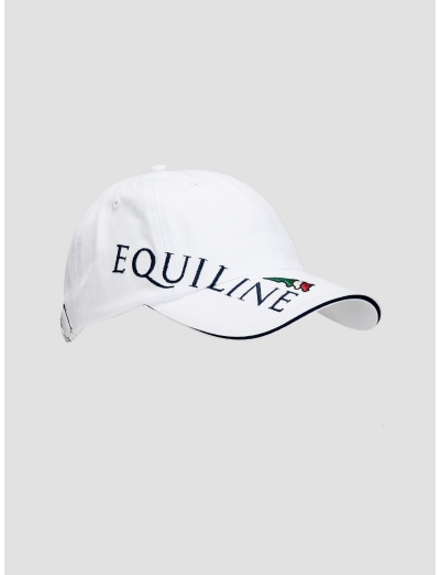 LOGO- UNISEX CAP EQUILINE LOGO WHITE