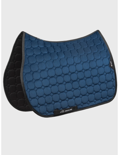 Octagon saddle pad in atlantic deep velvet