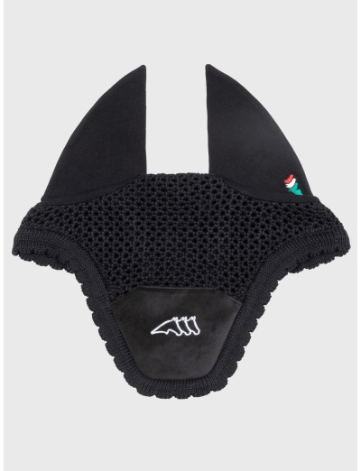 Cuffietta cavallo in velluto nero