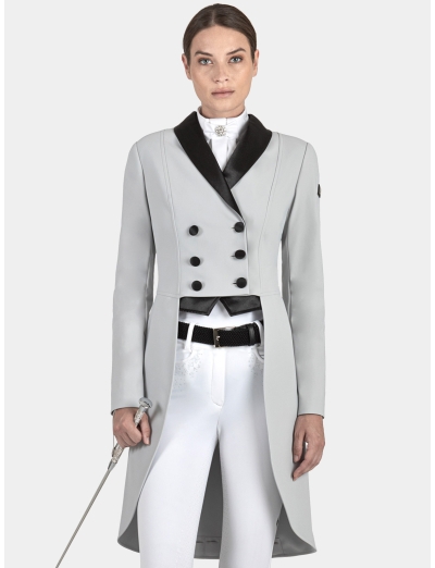 ICE WOMEN'S TAILCOAT WITH BLACK SATIN DETAILS