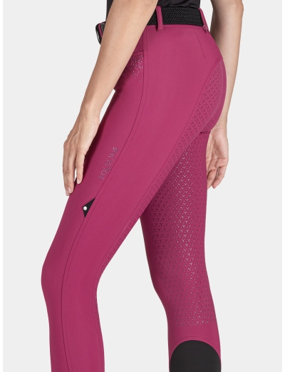 WOOD VIOLET WOMEN’S FULL GRIP BREECHES WITH MICROSTUDS