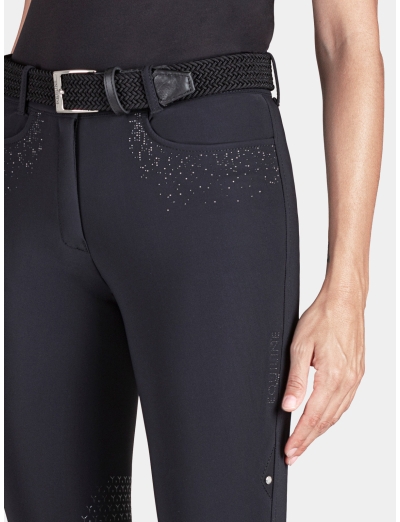 BLACK WOMEN’S KNEE GRIP BREECHES