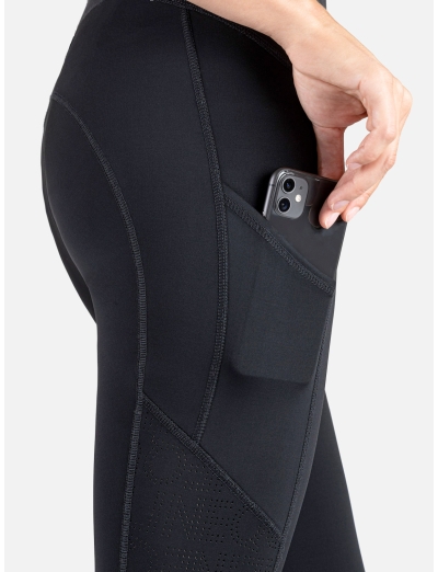 BLACK JUNIOR’S KNEE GRIP LEGGINGS