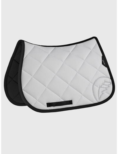 White rombo pony saddlecloth
