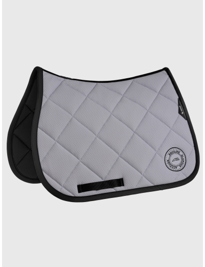 Lilac grey rombo pony saddlecloth