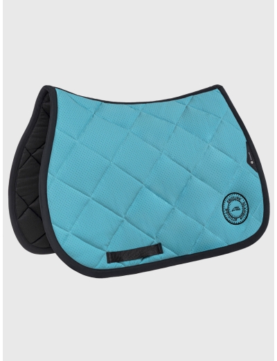Tapis de selle aquarelle rombo pour poney