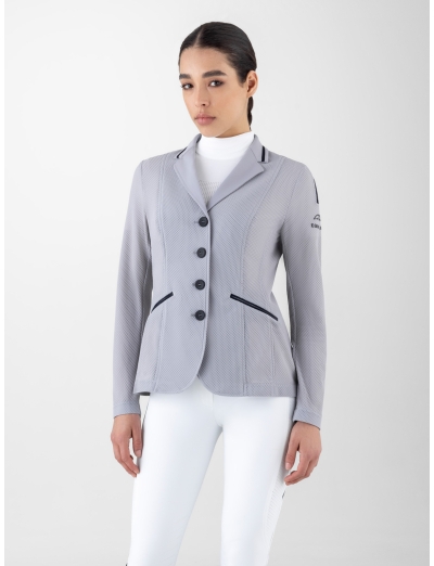 Lilac grey woman’s mesh competition jacket