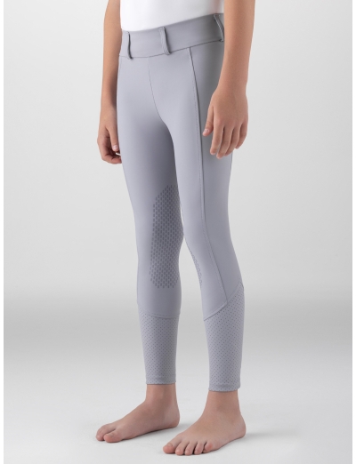 Lilac grey junior unisex full grip leggings