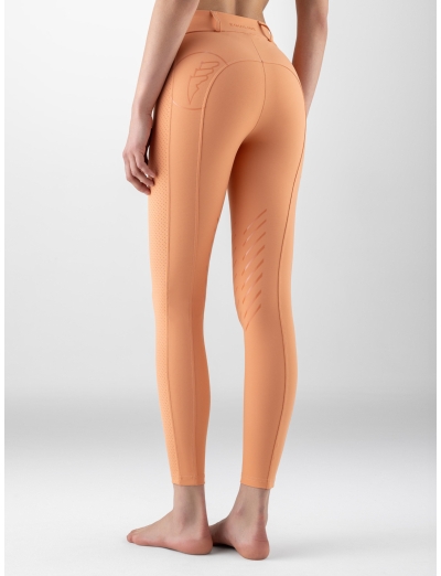 Shell coral damenleggings mit hohem bund und kniegrip