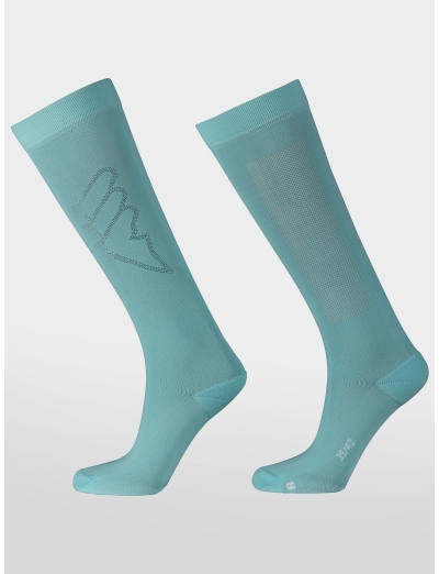 Tibetan stone equestrian socks with microstuds