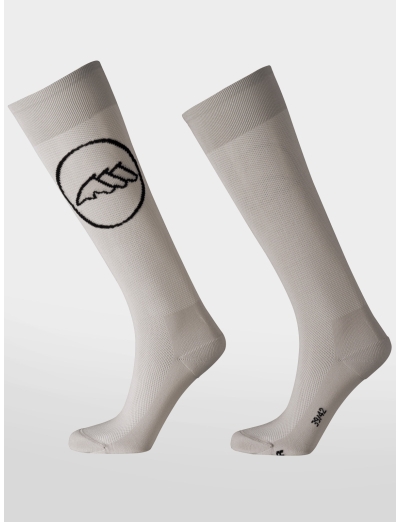 Taupe unisex equestrian socks