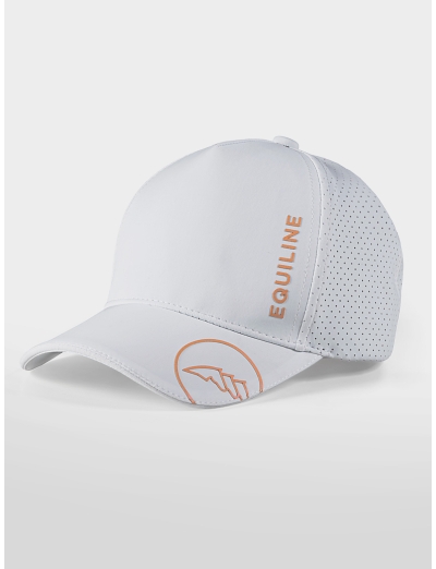 Weisse unisex baseballkappe