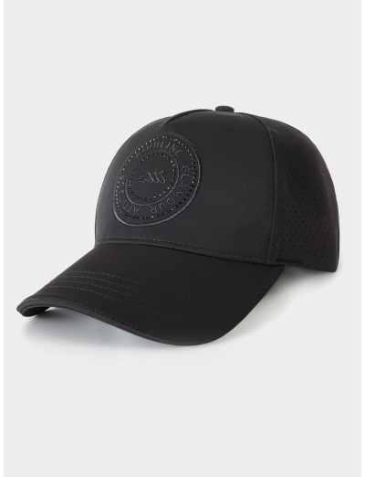 Schwarzes glamour baseballcap mit strass