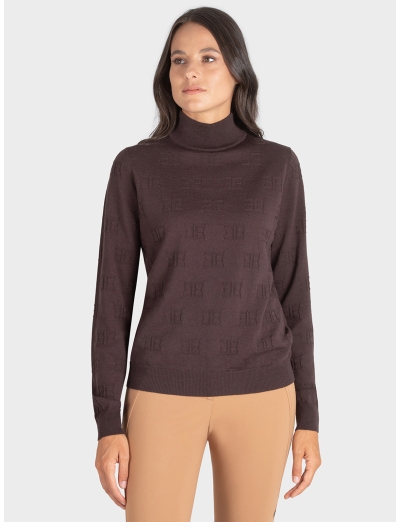 LICORICE WOMEN’S TURTLENECK SWEATER