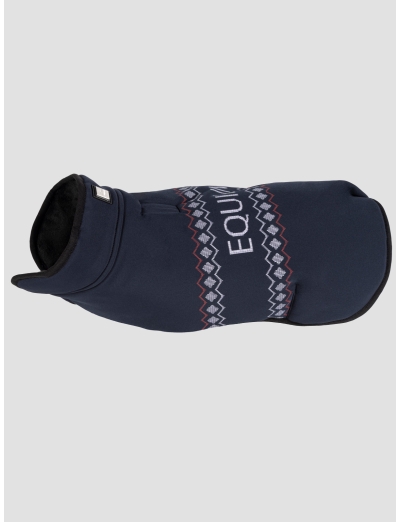 BLUE WINTER SOFTSHELL DOG BOMBER