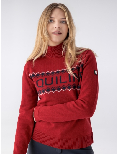 RED WOMEN’S XMAS JUMPER