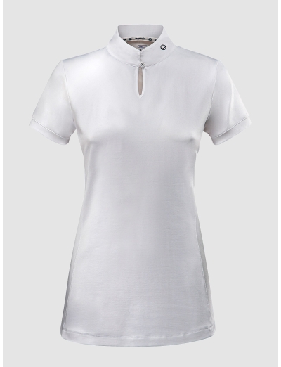 WHITE WOMEN'S COMPETITION POLO SHIRT
